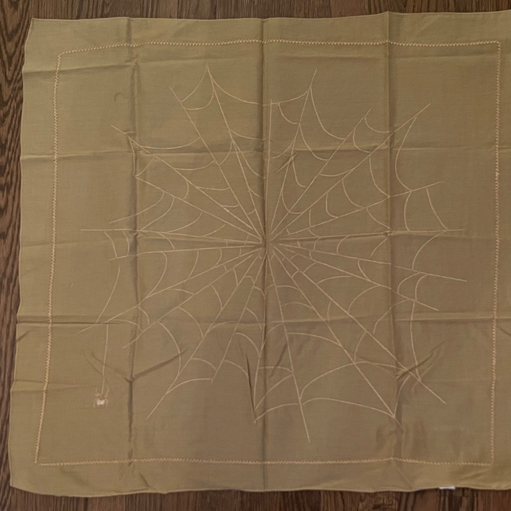 New Chic Tan Scarf - Web Pattern